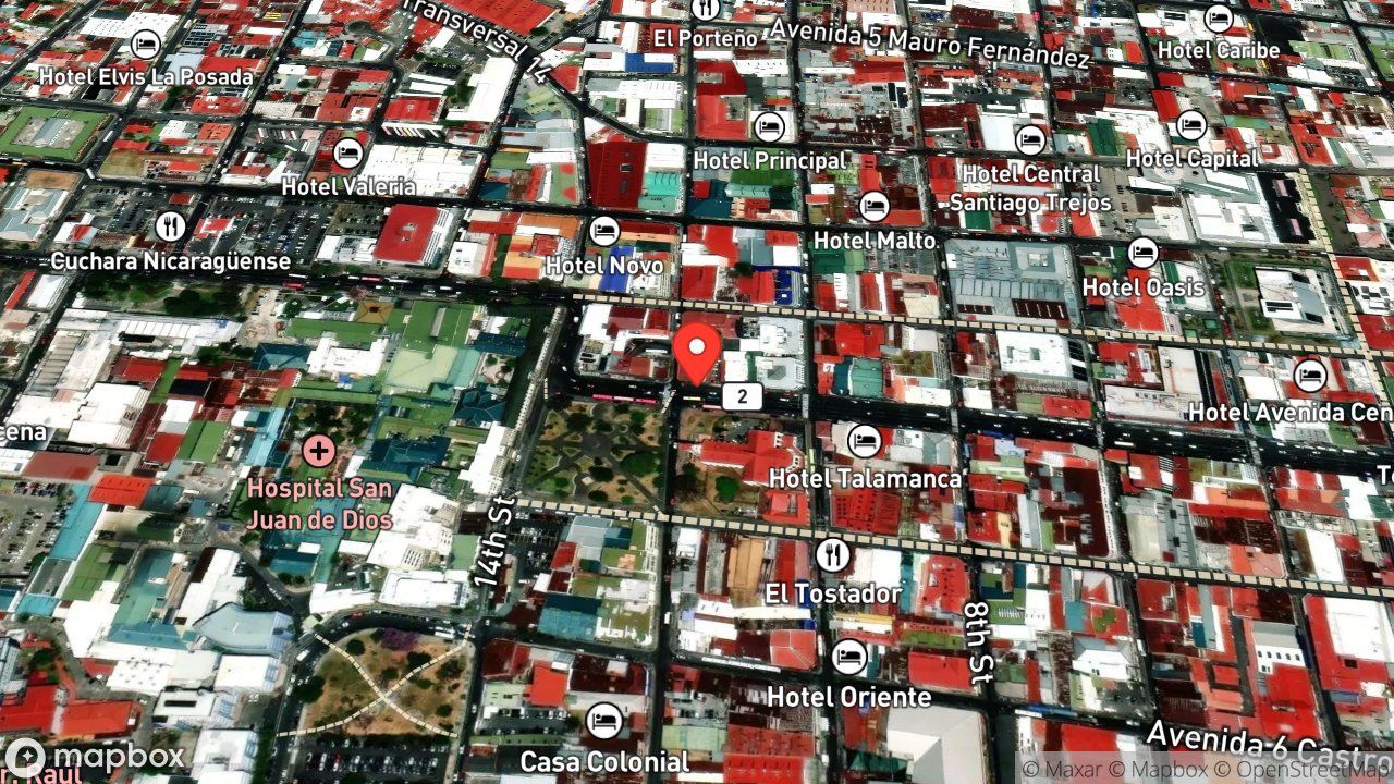 Mapa del incidente FUEGO EN AUTOBUS