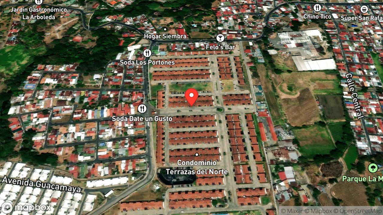 Mapa del incidente SERPIENTE