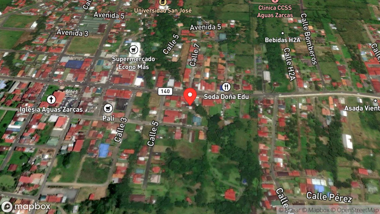Mapa del incidente RESCATE DE PEREZOSO