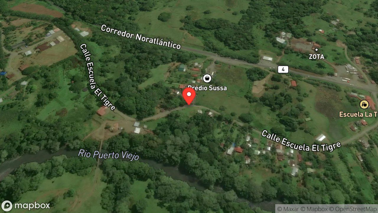 Mapa del incidente AMENAZA DE COCODRILO