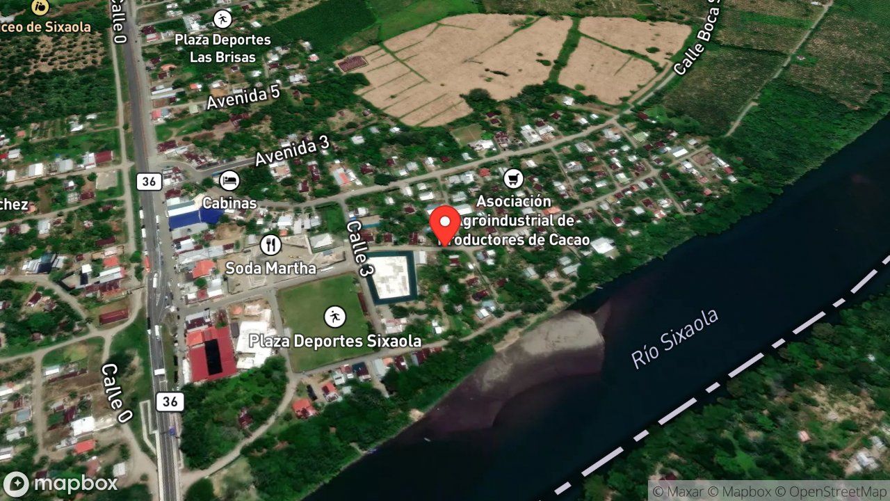 Mapa del incidente ENJAMBRE DE ABEJAS