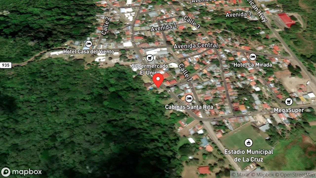 Mapa del incidente ESTACION DE LA CRUZ REPORTA SERPIENTE EN VEHICULO