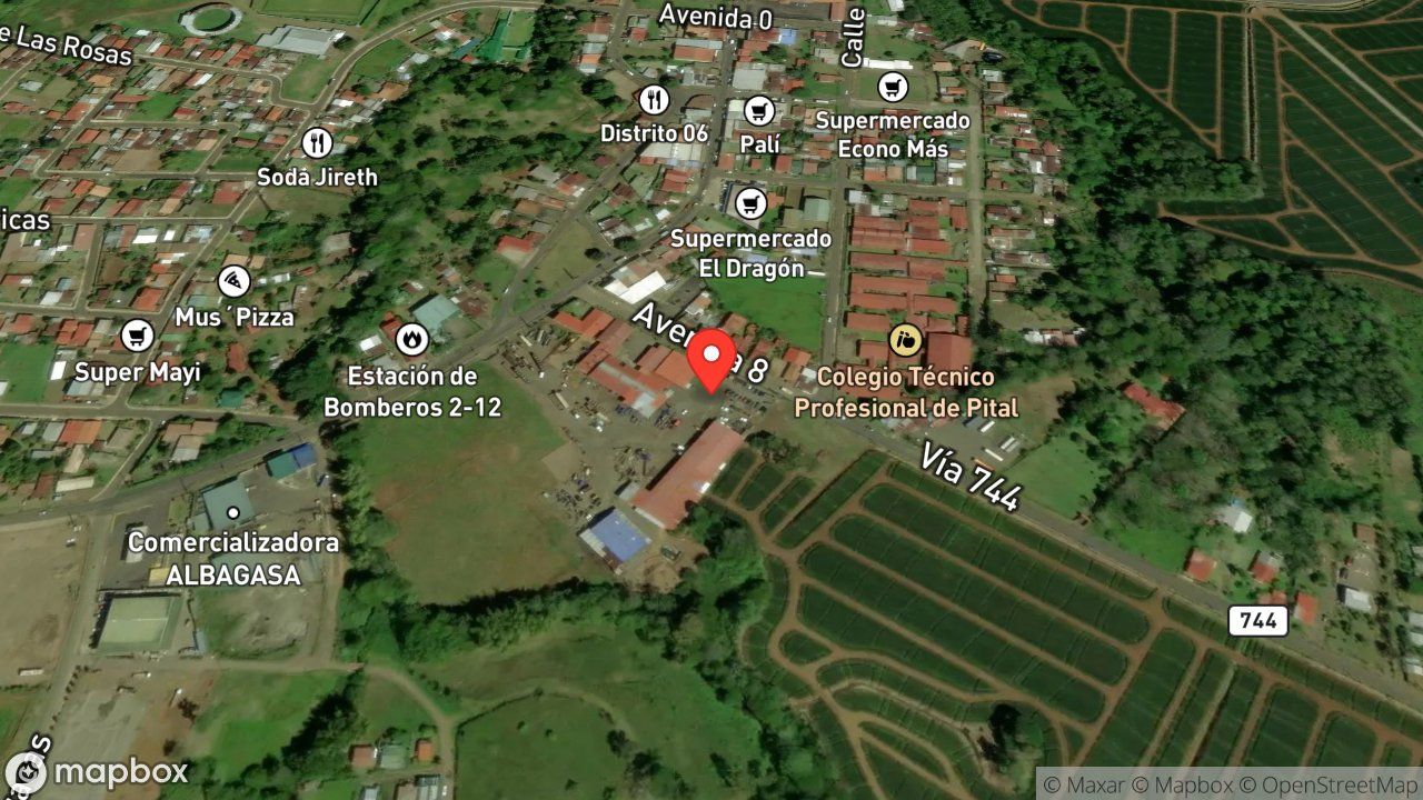 Mapa del incidente RESCATE DE PEREZOSO EN UN TECHO