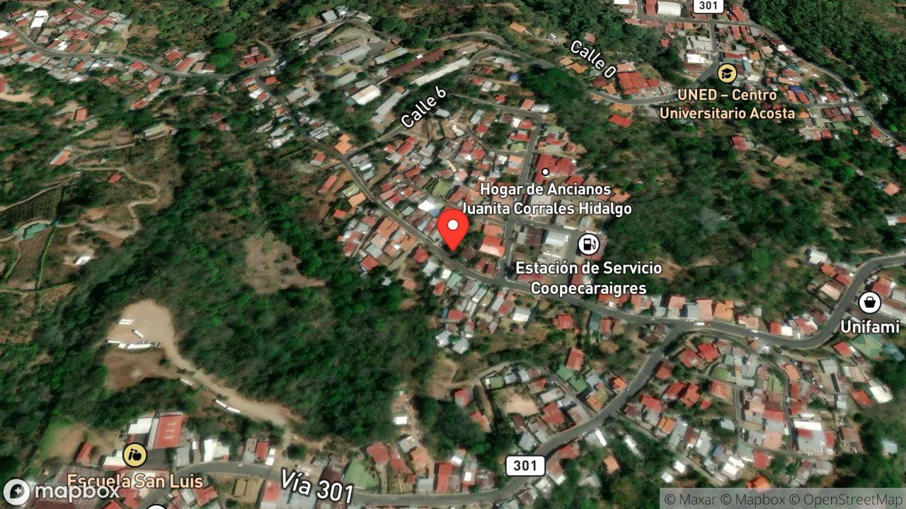Mapa del incidente QUEMA DE CHARRAL CON AMENAZA