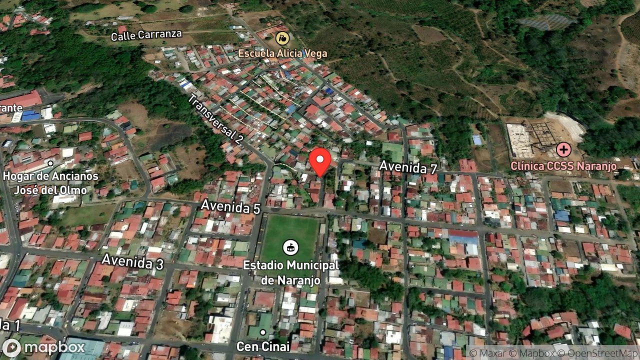 Mapa del incidente SERPIENTE EN VIVIENDA