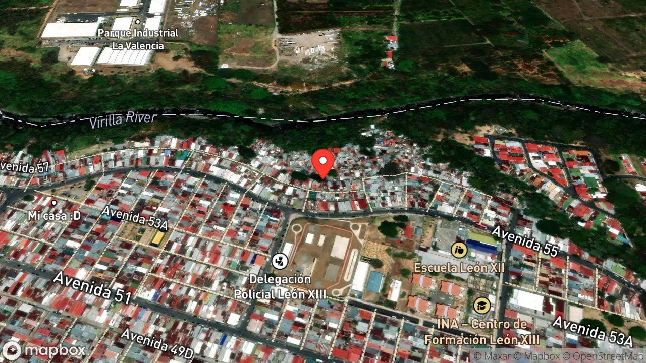Mapa del incidente SERPIENTE EN VIVIENDA