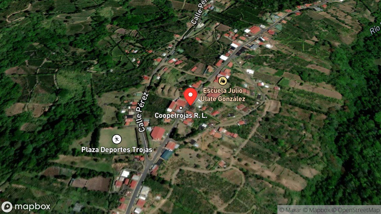 Mapa del incidente ENJAMBRE DE ABEJAS