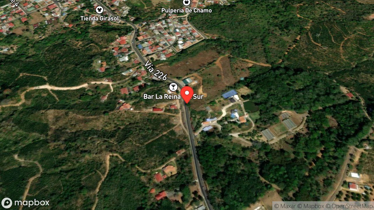 Mapa del incidente AMENAZA DE SERPIENTE