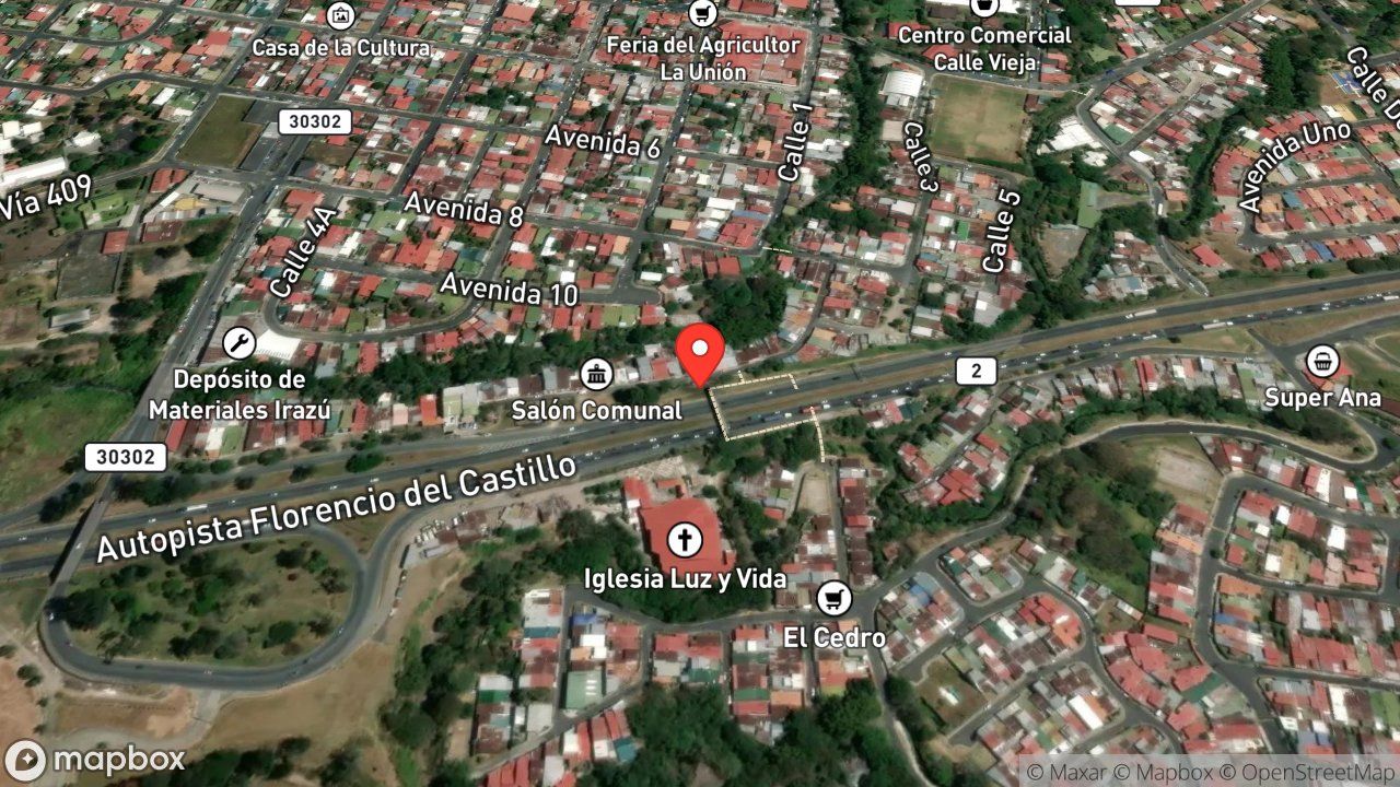 Mapa del incidente ATAQUE DE ABEJAS