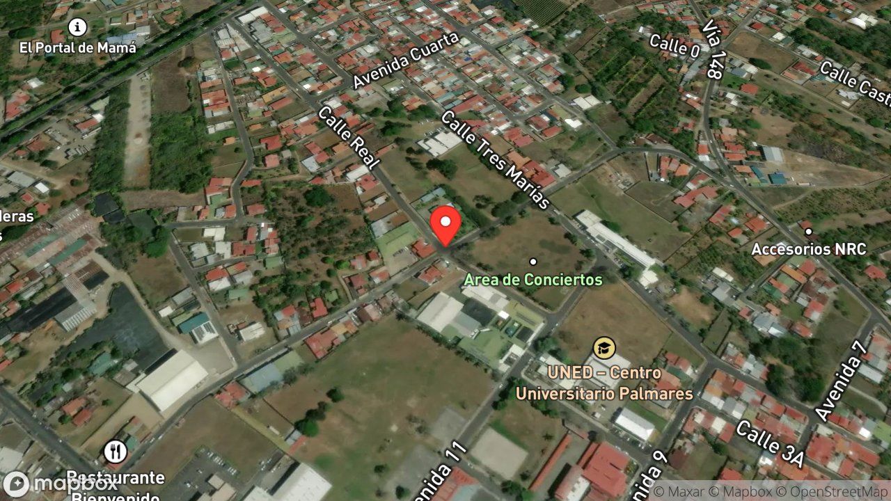 Mapa del incidente COLISION DE VEHICULO LIVIANO CON PERSONA PRENSADA