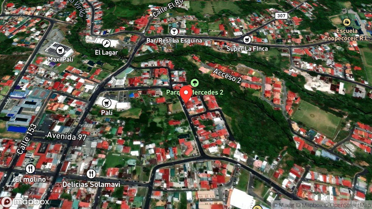 Mapa del incidente ENJAMBRE DE ABEJAS EN UN ARBOL