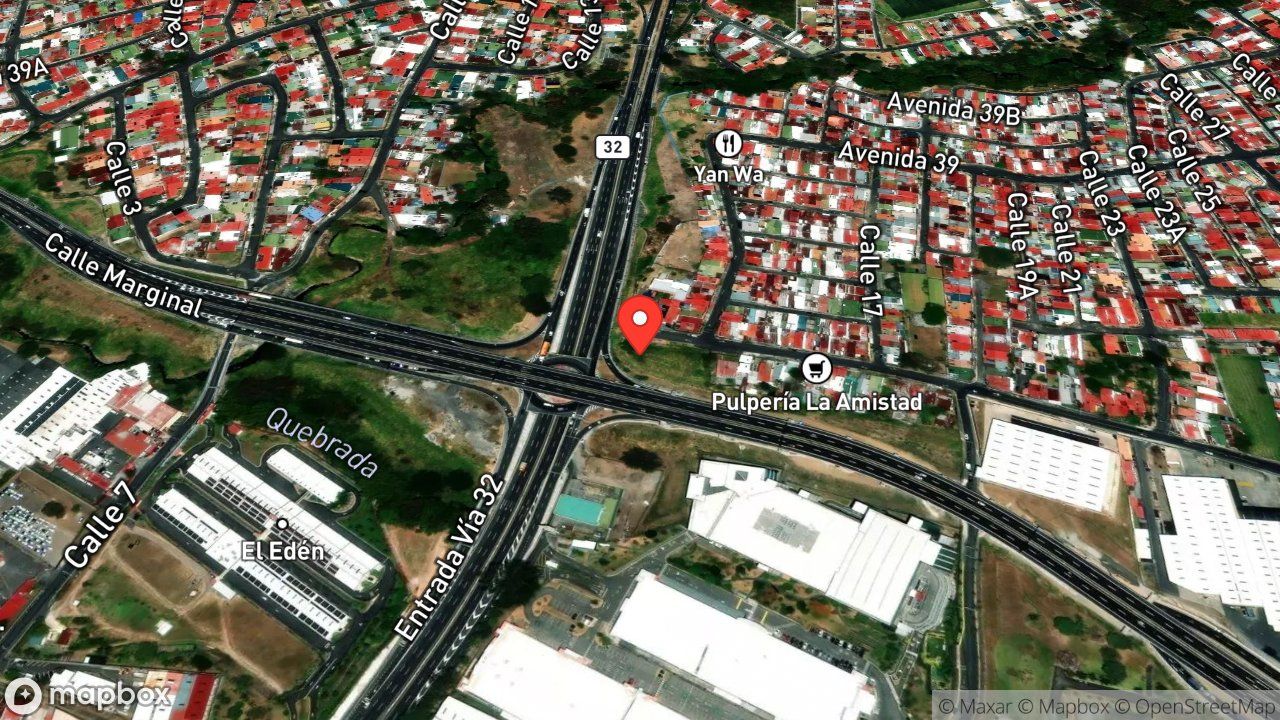 Mapa del incidente QUEMA DE CHARRAL CON AMENAZA