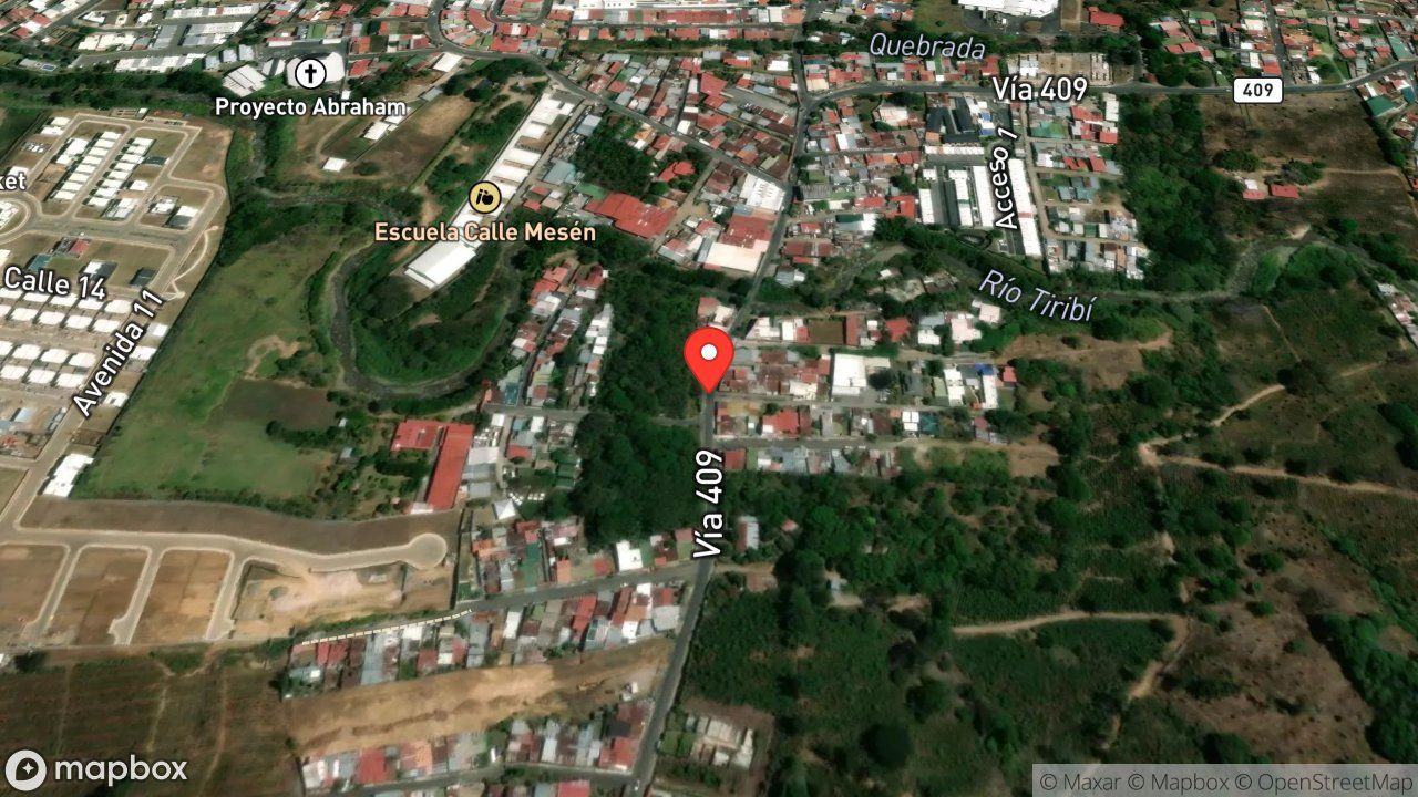Mapa del incidente COLISION DE UN VEHICULO CONTRA UN MURO UNA PERSONA ATRAPADA