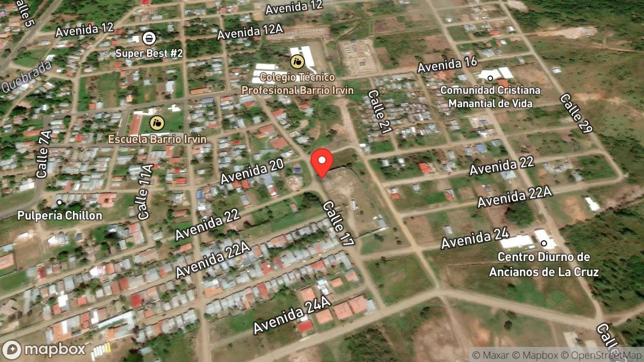 Mapa del incidente QUEMA DE DESECHOS
