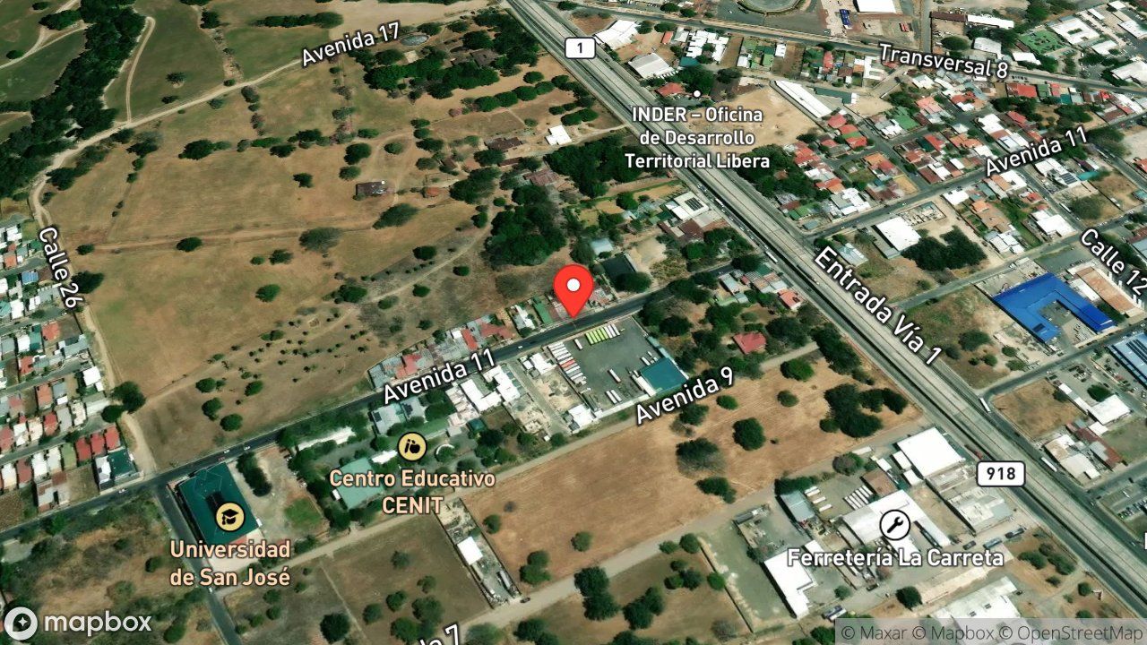 Mapa del incidente SERPIENTE EN VIVIENDA