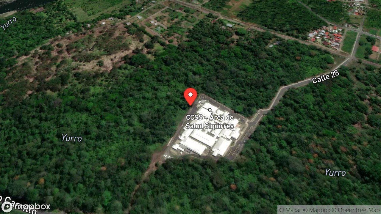 Mapa del incidente ESTACION DE SIQUIRRES REPORTA PROBLEMAS CON ABEJAS