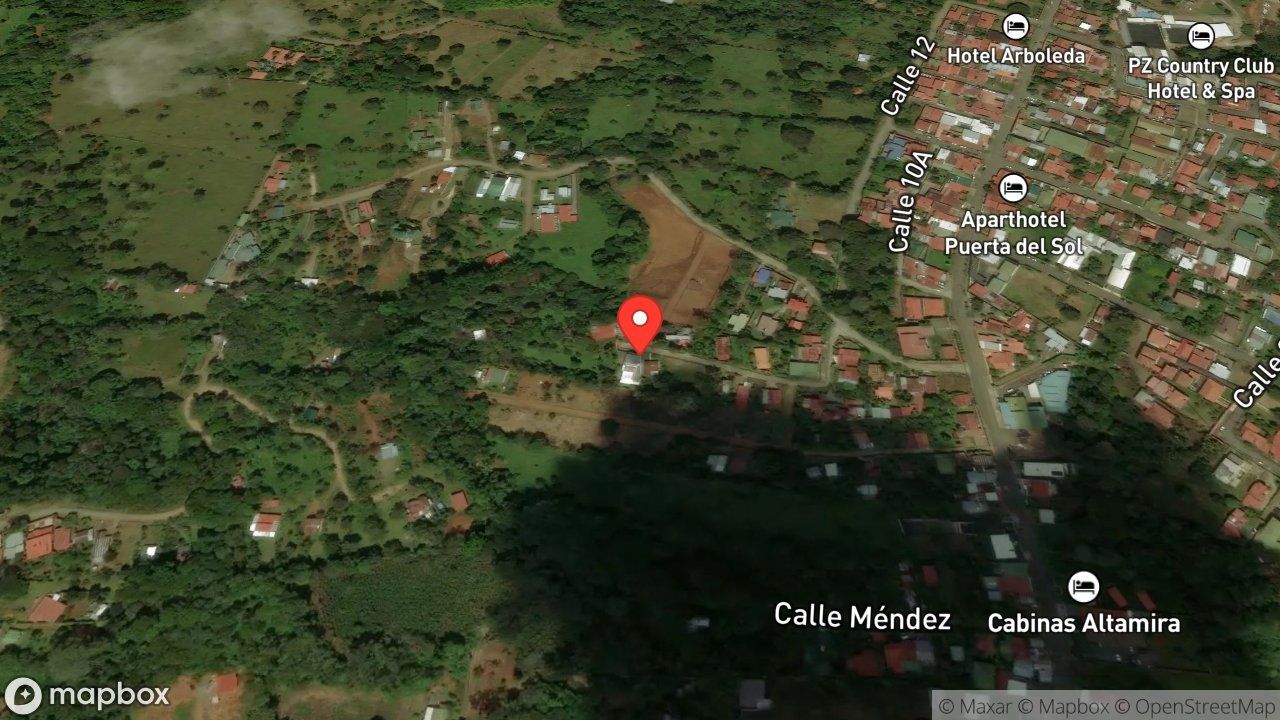 Mapa del incidente QUEMA DE DESECHOS CON AMENAZA A VIVIENDA