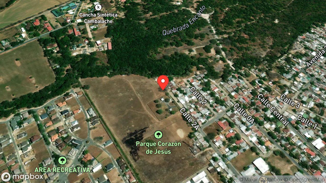 Mapa del incidente QUEMA DE CHARRAL CON AMENAZA